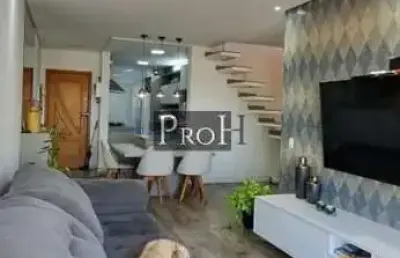 Apartamento cobertura à venda 3 quartos santa maria são caetano