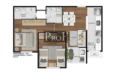 Apartamento com 2 quartos à venda no Fundação, São Caetano do Sul 