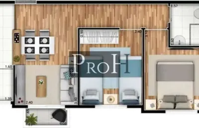 Apartamento com 2 quartos à venda no Dos Casa, São Bernardo do Campo 