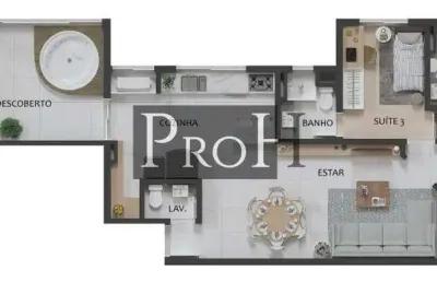 Apartamento 3 dormitórios sendo 3 suítes e lazer completo – r$ 1.405.000,00