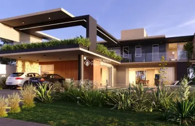 Casa em condomínio fechado com 3 quartos à venda na estrada das três meninas, 1501, vila nova, porto alegre, 426 m2 por r$ 2.750.000