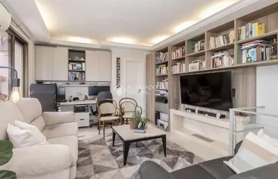 Cobertura com 2 quartos para alugar na rua coronel andré belo, 395, menino deus, porto alegre, 129 m2 por r$ 7.000