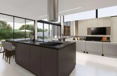 Casa em condomínio fechado com 4 quartos à venda na estrada das três meninas, 2000, vila nova, porto alegre, 292 m2 por r$ 2.490.000