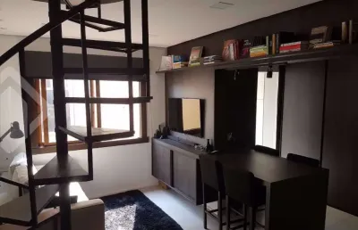 Cobertura com 1 quarto à venda na avenida praia de belas, 1794, praia de belas, porto alegre, 75 m2 por r$ 590.000