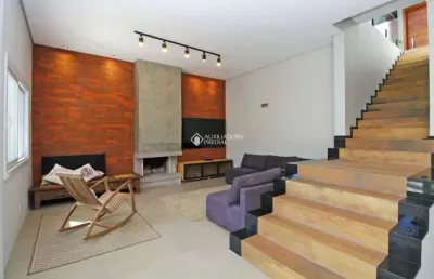 Casa em condomínio fechado com 5 quartos à venda na estrada das três meninas, 2001, vila nova, porto alegre, 360 m2 por r$ 2.590.000