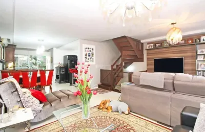 Casa em condomínio fechado com 3 quartos à venda na avenida coronel marcos, 500, pedra redonda, porto alegre, 235 m2 por r$ 870.000