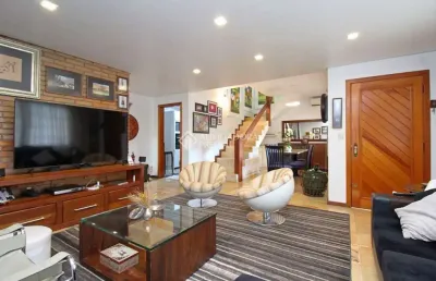 Casa em condomínio fechado com 3 quartos à venda na rua carlos júlio becker, 295, tristeza, porto alegre, 201 m2 por r$ 819.900