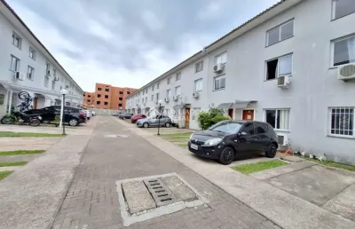 Casa em condomínio fechado com 2 quartos à venda na rua dorival castilhos machado, 148, aberta dos morros, porto alegre, 52 m2 por r$ 189.000