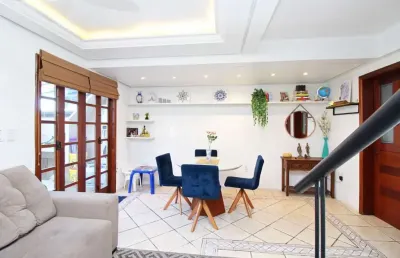 Casa em condomínio fechado com 3 quartos à venda na avenida wenceslau escobar, 3714, vila conceição, porto alegre, 136 m2 por r$ 590.000