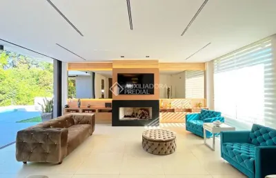 Casa em condomínio fechado com 4 quartos à venda na estrada das três meninas, 2000, vila nova, porto alegre, 340 m2 por r$ 3.100.000