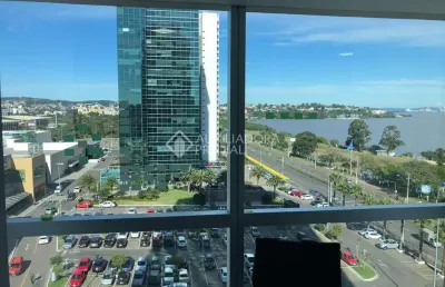 Sala comercial à venda na avenida diário de notícias, 200, cristal, porto alegre, 42 m2 por r$ 500.000