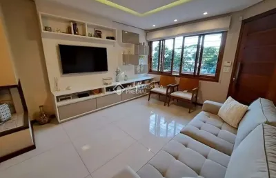 Casa em condomínio fechado com 3 quartos à venda na rua alcebíades antônio dos santos, 625, nonoai, porto alegre, 181 m2 por r$ 850.000