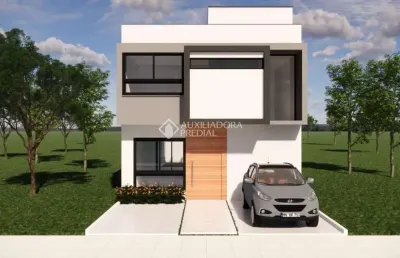 Casa em condomínio fechado com 3 quartos à venda na rua monsenhor augusto dalvit, 75, aberta dos morros, porto alegre, 157 m2 por r$ 990.000