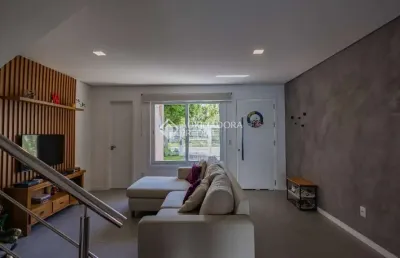 Casa em condomínio fechado com 3 quartos à venda na rua dionélio machado, 165, ipanema, porto alegre, 108 m2 por r$ 474.000