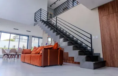 Casa em condomínio fechado com 4 quartos à venda na estrada das três meninas, 2000, vila nova, porto alegre, 263 m2 por r$ 2.490.000