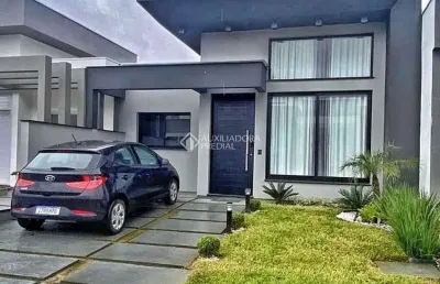 Casa em condomínio fechado com 3 quartos à venda na estrada caminho do meio, 2815, vila augusta, viamão, 88 m2 por r$ 699.000