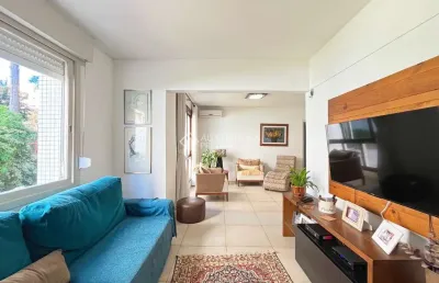 Apartamento com 3 quartos à venda na rua otávio dutra, 164, menino deus, porto alegre, 102 m2 por r$ 600.000