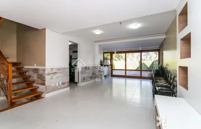 Casa em condomínio fechado com 4 quartos à venda na rua teresa cristo, 102, tristeza, porto alegre, 233 m2 por r$ 1.650.000
