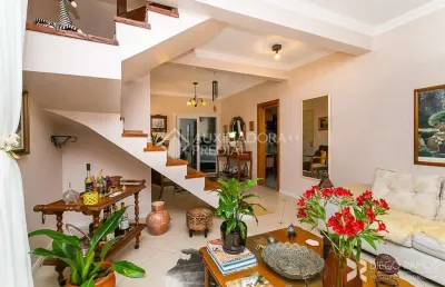 Casa em condomínio fechado com 3 quartos à venda na rua olécio cavedini, 255, espírito santo, porto alegre, 159 m2 por r$ 954.000