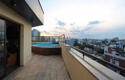 Cobertura com 3 quartos à venda na rua comendador rheingantz, 362, auxiliadora, porto alegre, 202 m2 por r$ 1.380.000