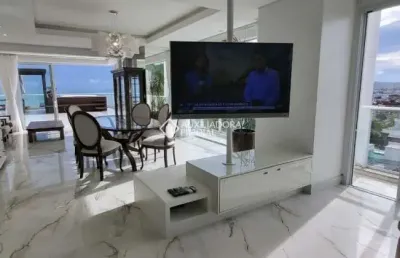 Cobertura com 4 quartos à venda na rodovia tertuliano brito xavier, 1942, canasvieiras, florianópolis, 256 m2 por r$ 6.500.000