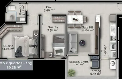 Apartamento com 2 quartos à venda na rua capitão romualdo de barros, 583, carvoeira, florianópolis por r$ 635.000