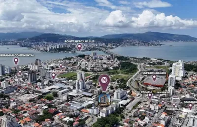 Apartamento com 2 quartos à venda na rua libia cruz, 321, estreito, florianópolis, 111 m2 por r$ 886.457