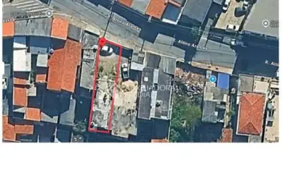 Terreno à venda na altino arantes, 407, canhema, diadema, 132 m2 por r$ 214.000
