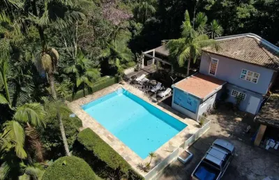 Fazenda à venda na estrada martim afonso de souza, 05, balneária, são bernardo do campo, 3200 m2 por r$ 3.360.000