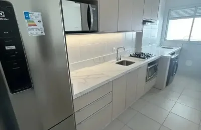 Apartamento 2 dorm suite gar mobiliado no residencial park das palmeiras