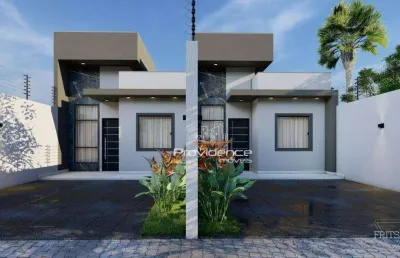 Casa com 2 dormitórios à venda, 60 m² por r$ 350.000,00 - positano - cascavel/pr