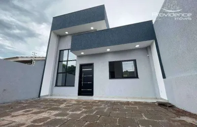 Casa com 3 dormitórios à venda, 90 m² por r$ 590.000,00 - alto alegre - cascavel/pr