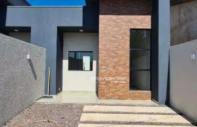 Casa com 3 dormitórios à venda, 72 m² por r$ 300.000 - floresta - cascavel/pr