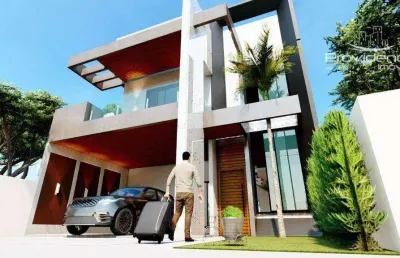 Sobrado com 3 dormitórios à venda, 211 m² por r$ 1.800.000,00 - fag - cascavel/pr