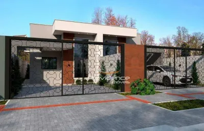 Casa com 3 dormitórios à venda, 89 m² por r$ 549.900 - periolo - cascavel/pr