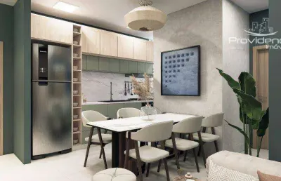 Apartamento com 2 dormitórios à venda, 56 m² por r$ 419.900,34 - neva - cascavel/pr