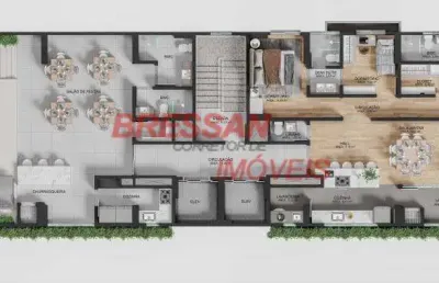 Apartamento à venda, com vista para lago municipal caraveli, cascavel - pr