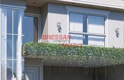 Sobrado no condomínio firenze com 236.86m2  superior   1 suíte master com closet