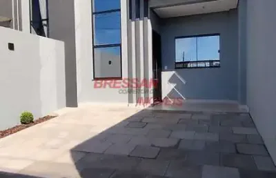 Casa à venda, com pe direito duplo e edícula florais do paraná, cascavel - pr