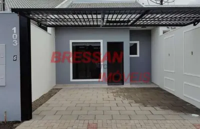 Casa com 3 quartos parcelado em até 24 entrada   jd alvorada  em cascavel pr