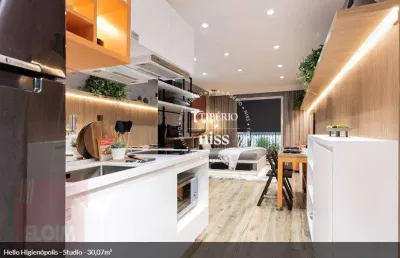Studio à venda, 24 m² por r$ 276.300,00 - higienópolis - são paulo/sp