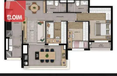 Apartamento com 3 dormitórios à venda, 84 m² por r$ 852.000,00 - pirituba - são paulo/sp