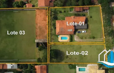 Chácara para venda em araçoiaba da serra, residencial alvorada, 3 dormitórios, 3 suítes, 1 banheiro, 4 vagas