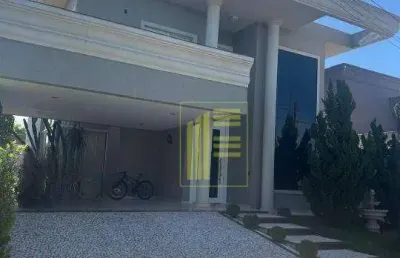 Casa no condomínio damha vi para locação com 350m², 03 suítes, climatizada, piscina aquecida.