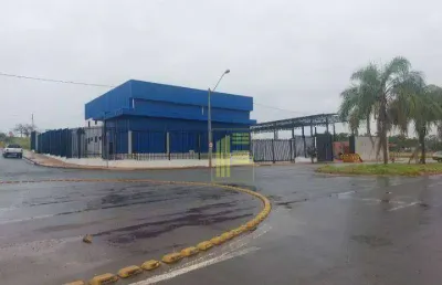 Barracão novo para locação com 660 m² de construção com doca, próximo da rodovia washington luiz.