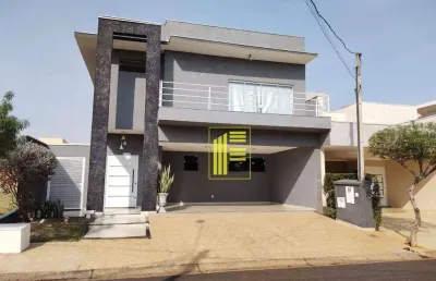 Casa com 3 dormitórios, 287 m² - venda por r$ 1.190.000 ou aluguel por r$ 4.500/mês - village damha mirassol - são josé do rio preto/sp