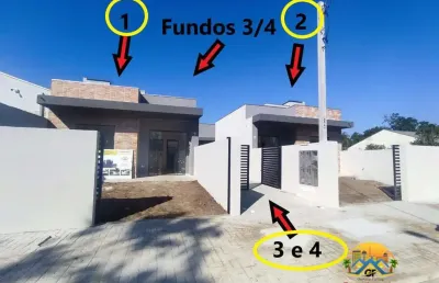 Casas modernas à venda em matinhos/pr - balneário saint etienne - excelente padrão de construção e acabamento