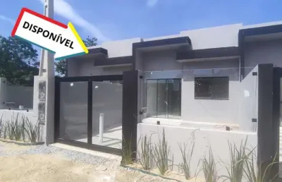 Oportunidade casa nova financiável - r$265mil - praia de matinhos/pr!
