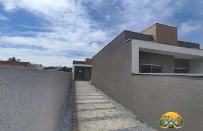 Venda de casa nova em matinhos/pr -balneário riviera -  r$299mil
