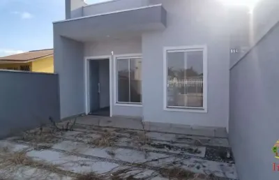 Casa nova financiável à venda na praia de matinhos, balneário gaivotas, r$250mil.